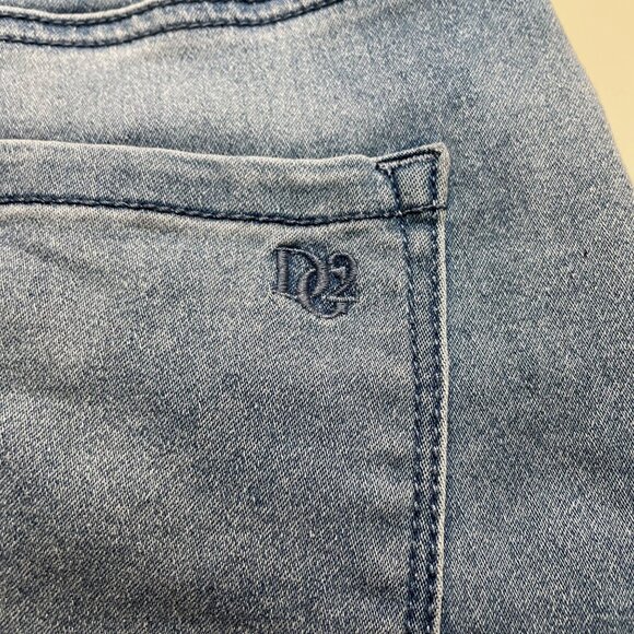 PG Embellished Fringe Hem Mid-Rise Skinny Jeans with Beaded Design Size 6 - Picture 10 of 12